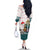 Lithuania Christmas Family Matching Off The Shoulder Long Sleeve Dress and Hawaiian Shirt with Stork Basket Snowflakes and Traditional Pattern Design - Wonder Print Shop