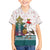 Lithuania Christmas Family Matching Off Shoulder Short Dress and Hawaiian Shirt with Stork Basket Snowflakes and Traditional Pattern Design - Wonder Print Shop