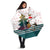 Lithuania Christmas Umbrella with Stork Basket Snowflakes and Traditional Pattern Design - Wonder Print Shop