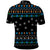 Funny Santa Riding Dinosaur Christmas Polo Shirt Gingerbread Snowflake Pattern - Wonder Print Shop