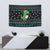 Funny Santa Riding Dinosaur Christmas Tapestry Gingerbread Snowflake Pattern - Wonder Print Shop