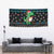 Funny Santa Riding Dinosaur Christmas Tapestry Gingerbread Snowflake Pattern - Wonder Print Shop