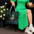 Funny Santa Riding Dinosaur Christmas Tote Bag Gingerbread Snowflake Pattern - Wonder Print Shop