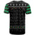 Christmas Colorful Dog Pawprint T Shirt Black Snowflake Pattern Design - Wonder Print Shop