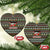 Black Cats in Stockings Ceramic Ornament with Meowy Christmas Quote on Festive Pattern Design - Wonder Print Shop
