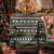 Black Cats in Stockings Kid Ugly Christmas Sweater with Meowy Christmas Quote on Festive Pattern Design - Wonder Print Shop