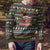 Black Cats in Stockings Ugly Christmas Sweater with Meowy Christmas Quote on Festive Pattern Design - Wonder Print Shop