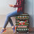 Black Cats in Stockings Luggage Cover with Meowy Christmas Quote on Festive Pattern Design - Wonder Print Shop