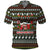Black Cats in Stockings Polo Shirt with Meowy Christmas Quote on Festive Pattern Design - Wonder Print Shop