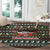 Black Cats in Stockings Round Carpet with Meowy Christmas Quote on Festive Pattern Design - Wonder Print Shop