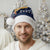 Meowy Catmas Christmas Santa Hat with Orange Cats Christmas Tree and Snowflake Pattern Design - Wonder Print Shop