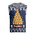 Meowy Catmas Christmas Knitted V-Neck Vest with Orange Cats Christmas Tree and Snowflake Pattern Design - Wonder Print Shop