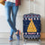 Meowy Catmas Luggage Cover with Orange Cats Christmas Tree and Snowflake Pattern Design - Wonder Print Shop