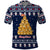 Meowy Catmas Polo Shirt with Orange Cats Christmas Tree and Snowflake Pattern Design - Wonder Print Shop