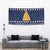 Meowy Catmas Tapestry with Orange Cats Christmas Tree and Snowflake Pattern Design - Wonder Print Shop