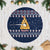 Meowy Catmas Tree Skirt with Orange Cats Christmas Tree and Snowflake Pattern Design - Wonder Print Shop