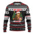 Meowy Catmas Ugly Christmas Sweater with Tabby Cat Santa Hat and Christmas Tree Gift Pattern Design - Wonder Print Shop
