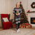 Meowy Catmas Christmas Pajama Set with Tabby Cat Santa Hat and Christmas Tree Gift Pattern Design - Wonder Print Shop