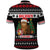 Meowy Catmas Polo Shirt with Tabby Cat Santa Hat and Christmas Tree Gift Pattern Design - Wonder Print Shop