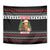 Meowy Catmas Tapestry with Tabby Cat Santa Hat and Christmas Tree Gift Pattern Design - Wonder Print Shop