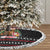 Meowy Catmas Tree Skirt with Tabby Cat Santa Hat and Christmas Tree Gift Pattern Design - Wonder Print Shop