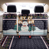 Let It Snow Christmas Back Car Seat Cover Funny Xmas Holiday Patterns - Wonder Print Shop