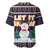 Let It Snow Christmas Baseball Jersey Funny Xmas Holiday Patterns - Wonder Print Shop