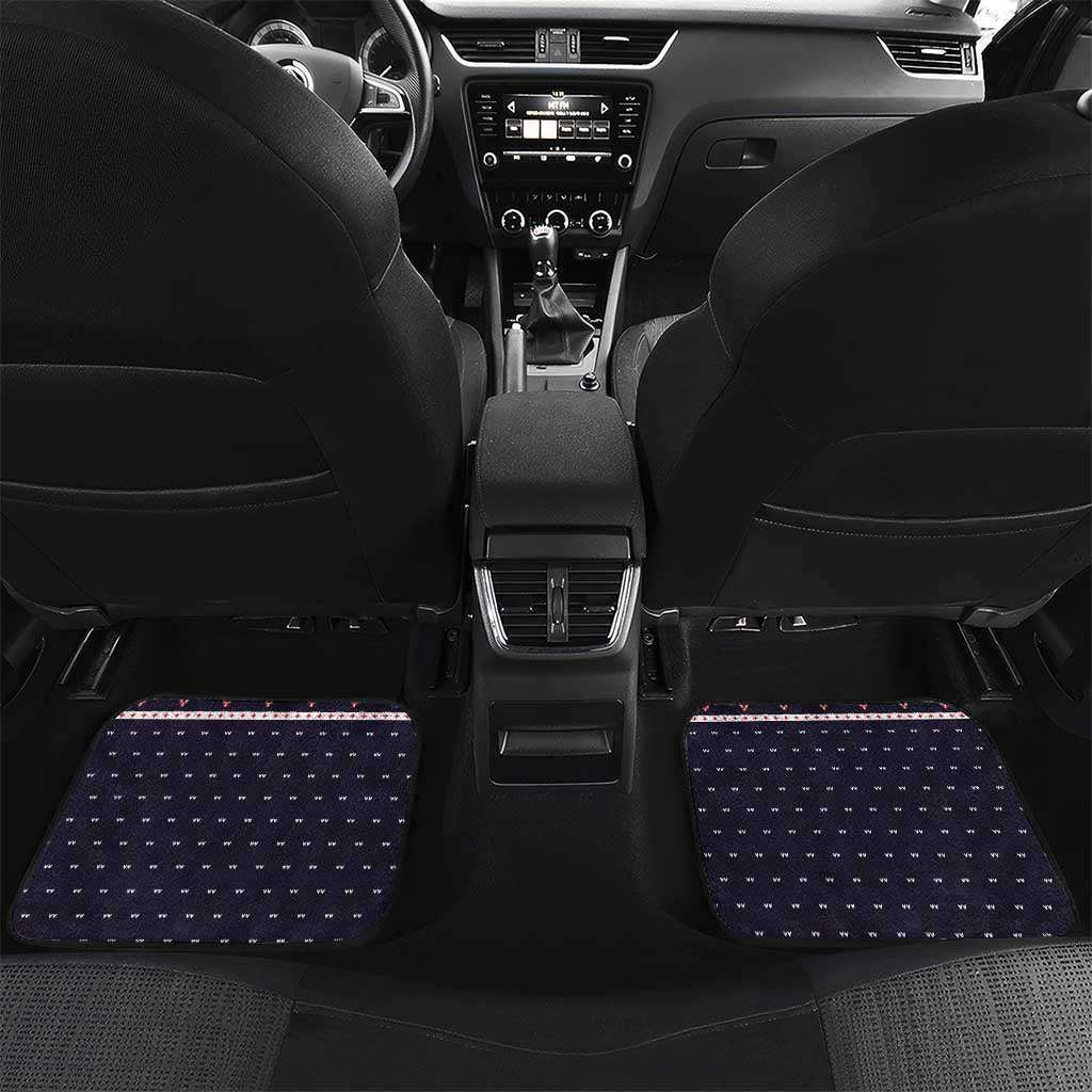 Let It Snow Christmas Car Mats Funny Xmas Holiday Patterns - Wonder Print Shop