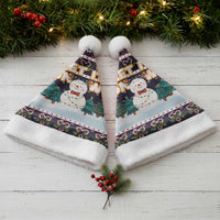 Let It Snow Christmas Santa Hat Funny Xmas Holiday Patterns - Wonder Print Shop