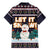 Let It Snow Christmas Family Matching Mermaid Dress and Hawaiian Shirt Funny Xmas Holiday Patterns - Wonder Print Shop