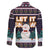 Let It Snow Christmas Family Matching Mermaid Dress and Hawaiian Shirt Funny Xmas Holiday Patterns - Wonder Print Shop