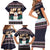 Let It Snow Christmas Family Matching Short Sleeve Bodycon Dress and Hawaiian Shirt Funny Xmas Holiday Patterns - Wonder Print Shop
