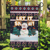 Let It Snow Christmas Garden Flag Funny Xmas Holiday Patterns - Wonder Print Shop