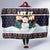 Let It Snow Christmas Hooded Blanket Funny Xmas Holiday Patterns - Wonder Print Shop