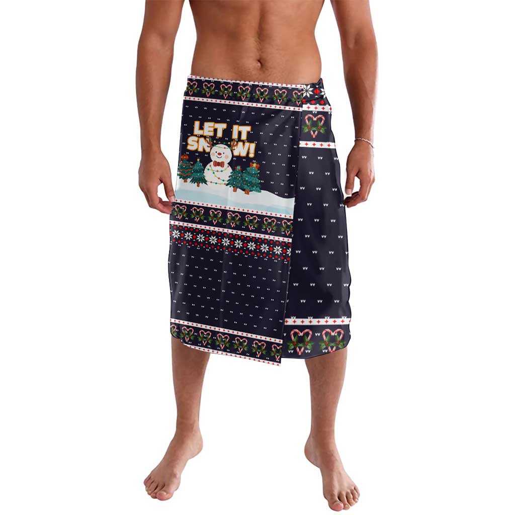 Let It Snow Christmas Lavalava Funny Xmas Holiday Patterns - Wonder Print Shop