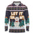 Let It Snow Christmas Long Sleeve Polo Shirt Funny Xmas Holiday Patterns - Wonder Print Shop