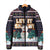 Let It Snow Christmas Padded Jacket Funny Xmas Holiday Patterns - Wonder Print Shop