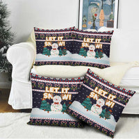 Let It Snow Christmas Pillow Cover Funny Xmas Holiday Patterns - Wonder Print Shop