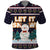 Let It Snow Christmas Polo Shirt Funny Xmas Holiday Patterns - Wonder Print Shop