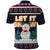 Let It Snow Christmas Polo Shirt Funny Xmas Holiday Patterns - Wonder Print Shop