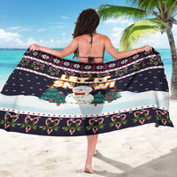 Let It Snow Christmas Sarong Funny Xmas Holiday Patterns - Wonder Print Shop