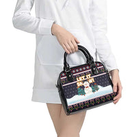 Let It Snow Christmas Shoulder Handbag Funny Xmas Holiday Patterns - Wonder Print Shop