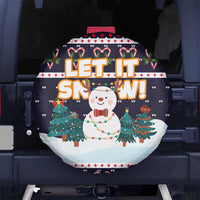 Let It Snow Christmas Spare Tire Cover Funny Xmas Holiday Patterns - Wonder Print Shop