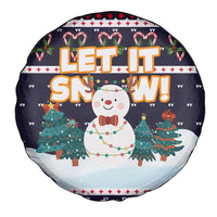 Let It Snow Christmas Spare Tire Cover Funny Xmas Holiday Patterns - Wonder Print Shop