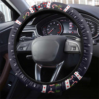 Let It Snow Christmas Steering Wheel Cover Funny Xmas Holiday Patterns - Wonder Print Shop