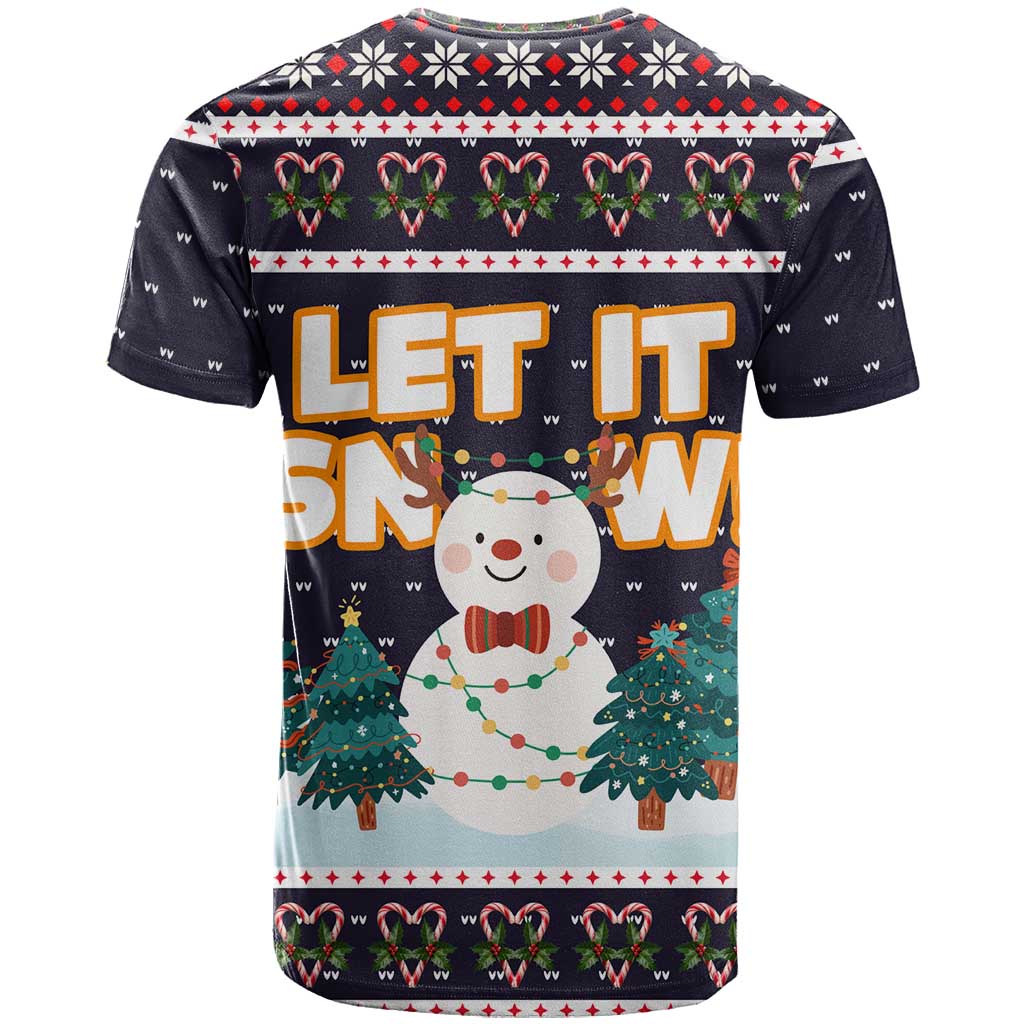 Let It Snow Christmas T Shirt Funny Xmas Holiday Patterns - Wonder Print Shop
