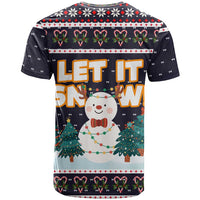 Let It Snow Christmas T Shirt Funny Xmas Holiday Patterns - Wonder Print Shop