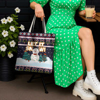 Let It Snow Christmas Tote Bag Funny Xmas Holiday Patterns - Wonder Print Shop