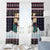 Let It Snow Christmas Window Curtain Funny Xmas Holiday Patterns - Wonder Print Shop