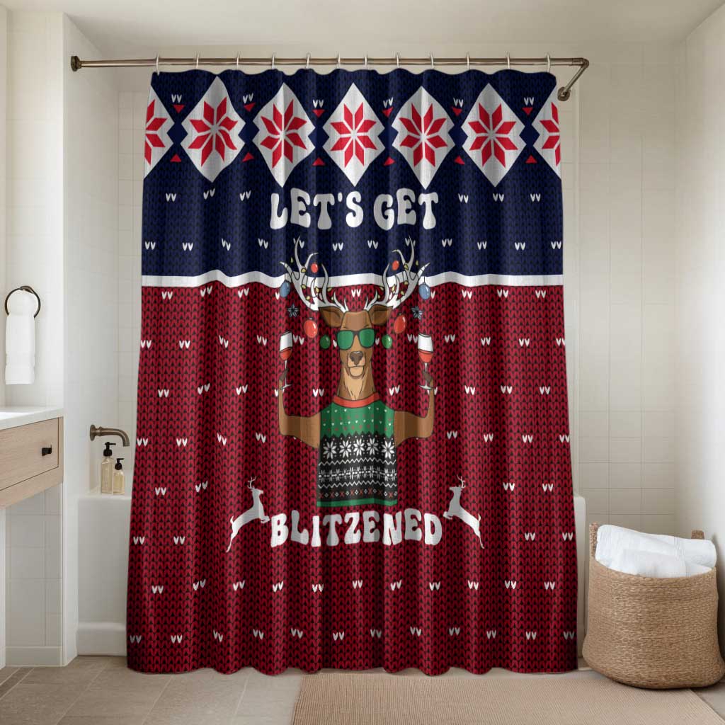 Lets Get Slouchy Christmas Bathroom Set Funny Xmas Holiday Patterns - Wonder Print Shop